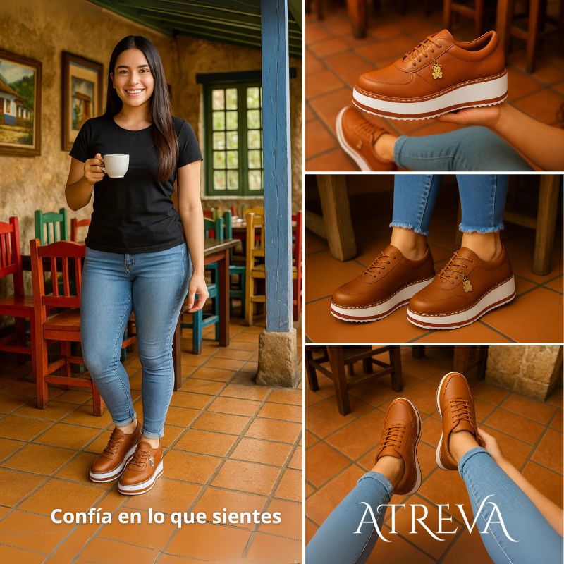 Calzado formal alto Atreva 7294